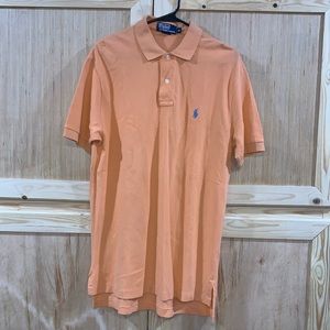 Polo By Ralph Lauren Orange polo collared shirt size M